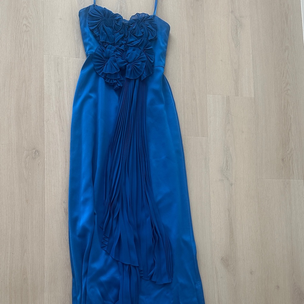 BCBG Elegant Blue Evening Gown